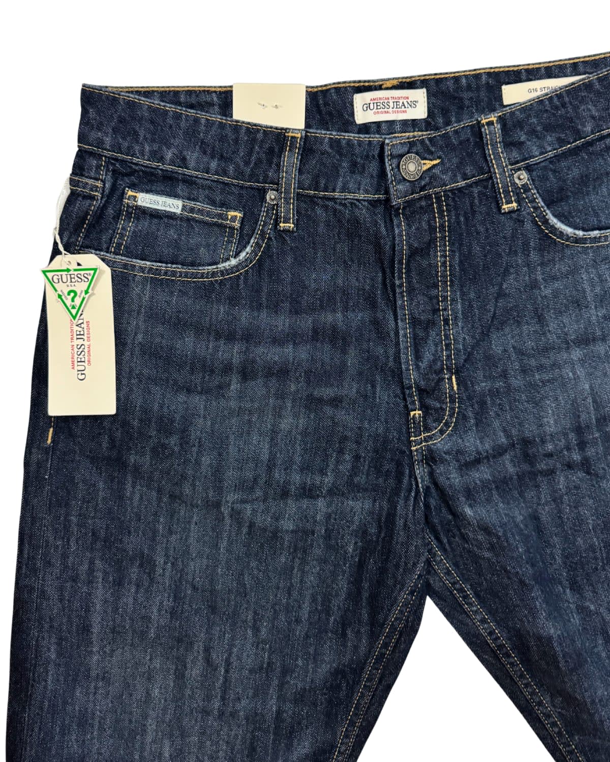 Dark Rinse Selvedge Straight Fit Jean