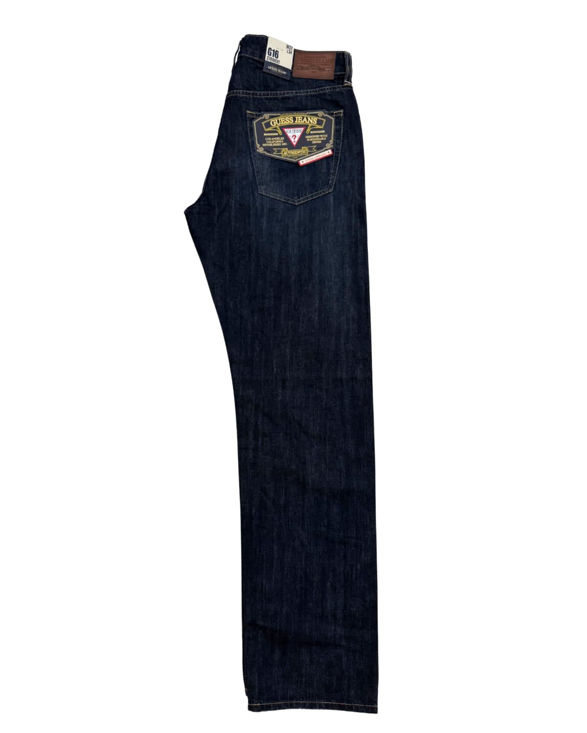 Dark Rinse Selvedge Straight Fit Jean