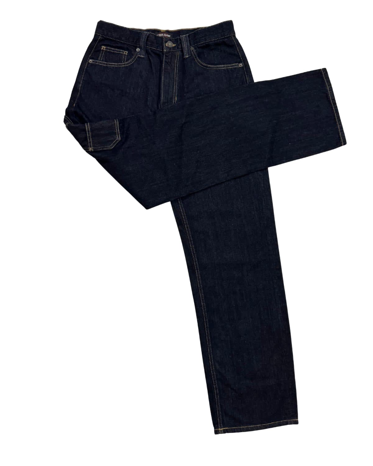Dark Indigo Rinse Wash, Carpenter Straight Fit Jeans