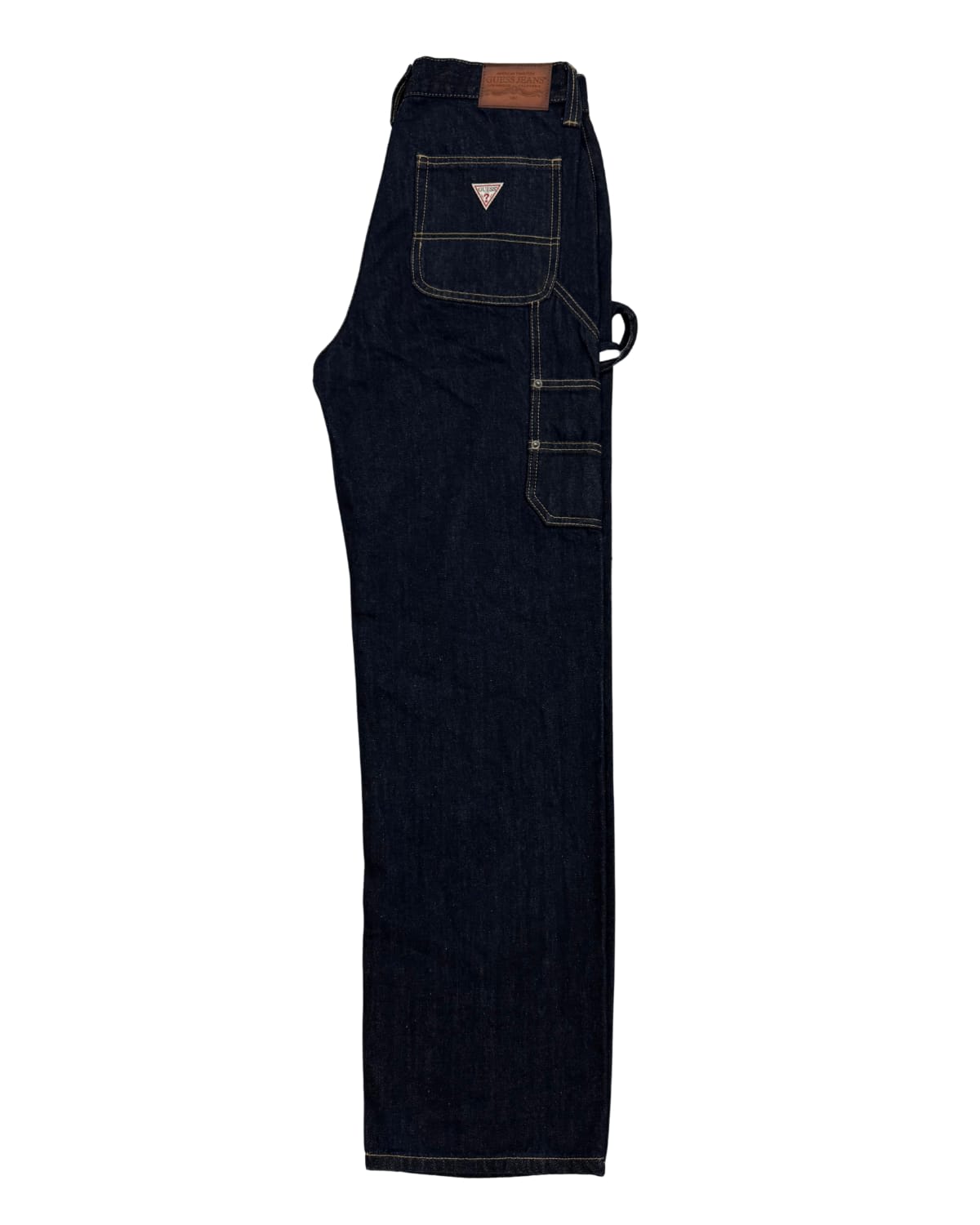 Dark Indigo Rinse Wash, Carpenter Straight Fit Jeans