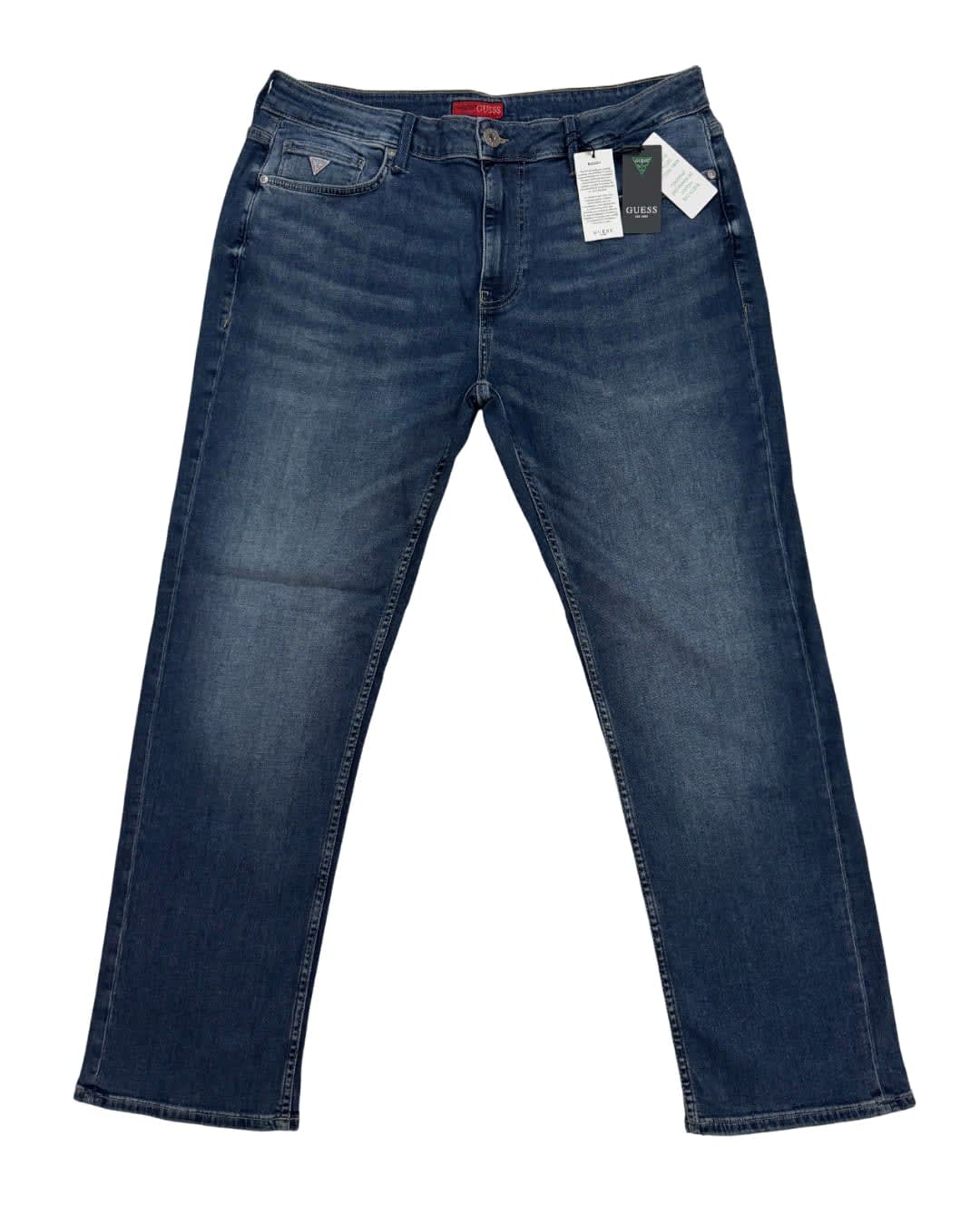 GUESS Blue Wash Straight Fit Jeans