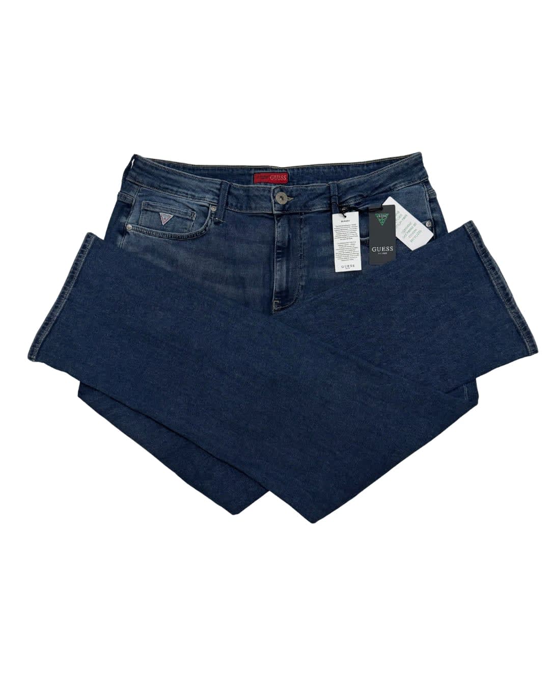 GUESS Blue Wash Straight Fit Jeans