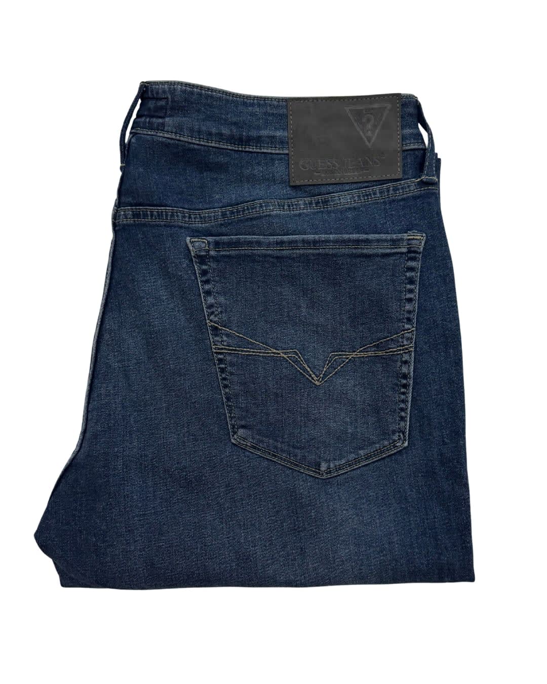 GUESS Blue Wash Straight Fit Jeans