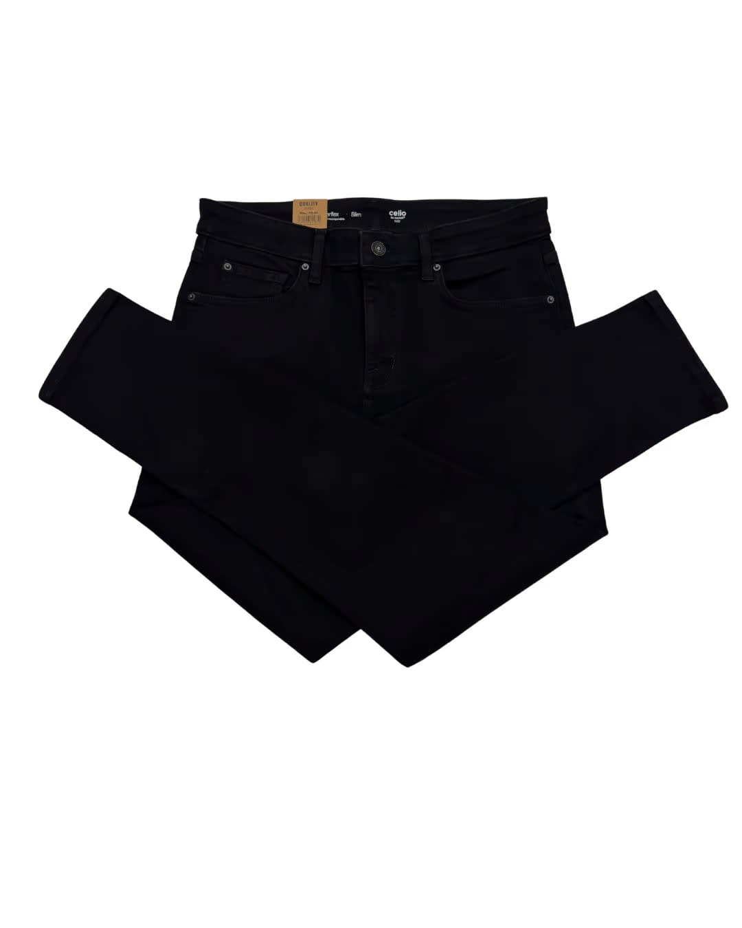 Jet Black Everyday Straight Jeans