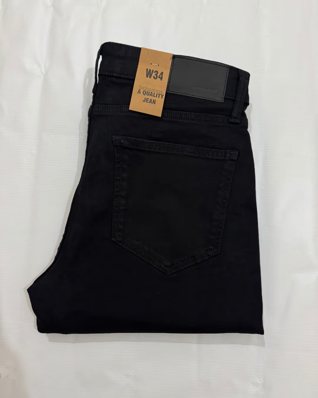 Jet Black Everyday Straight Jeans