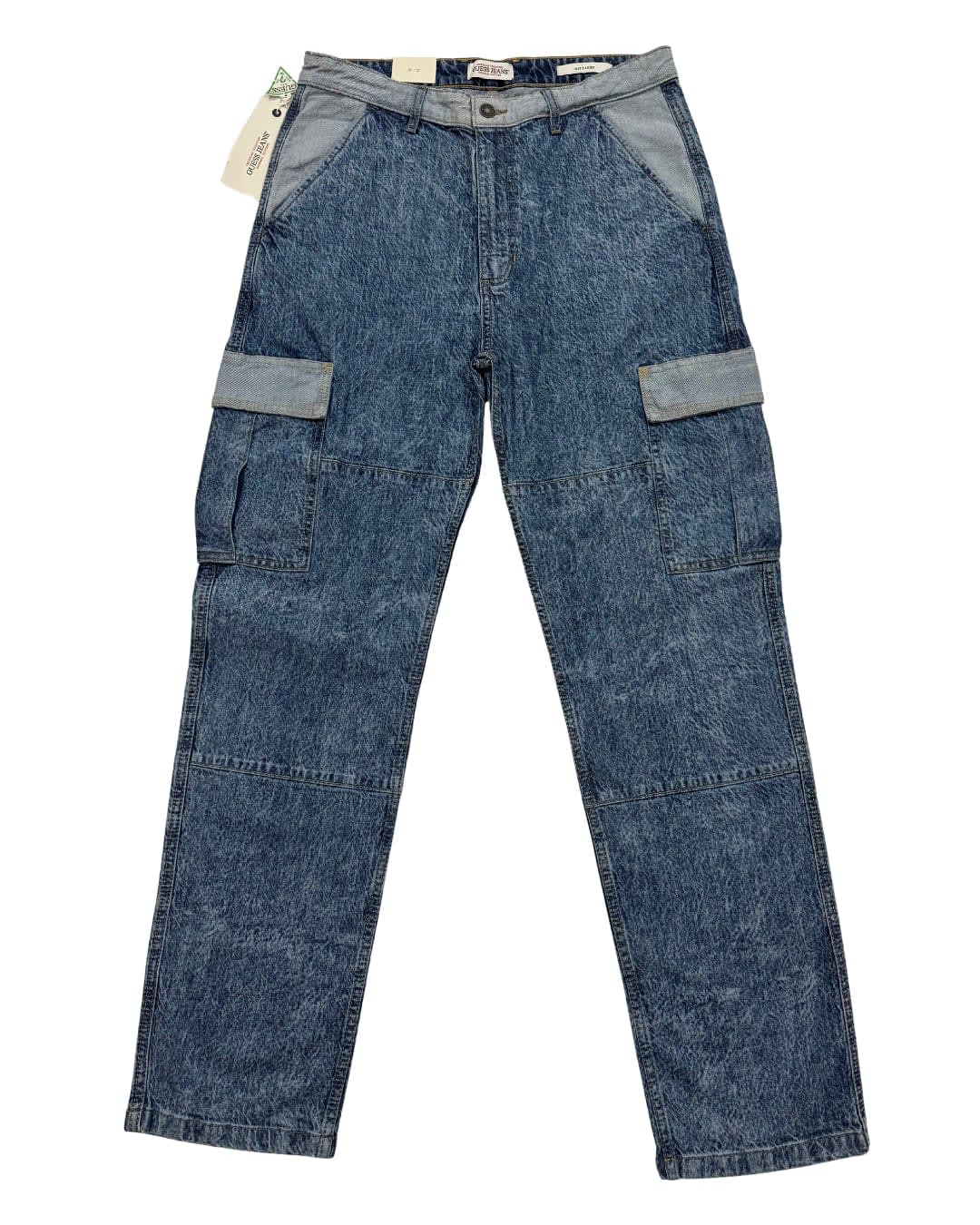 Blue Comfort Straight-Fit Denim