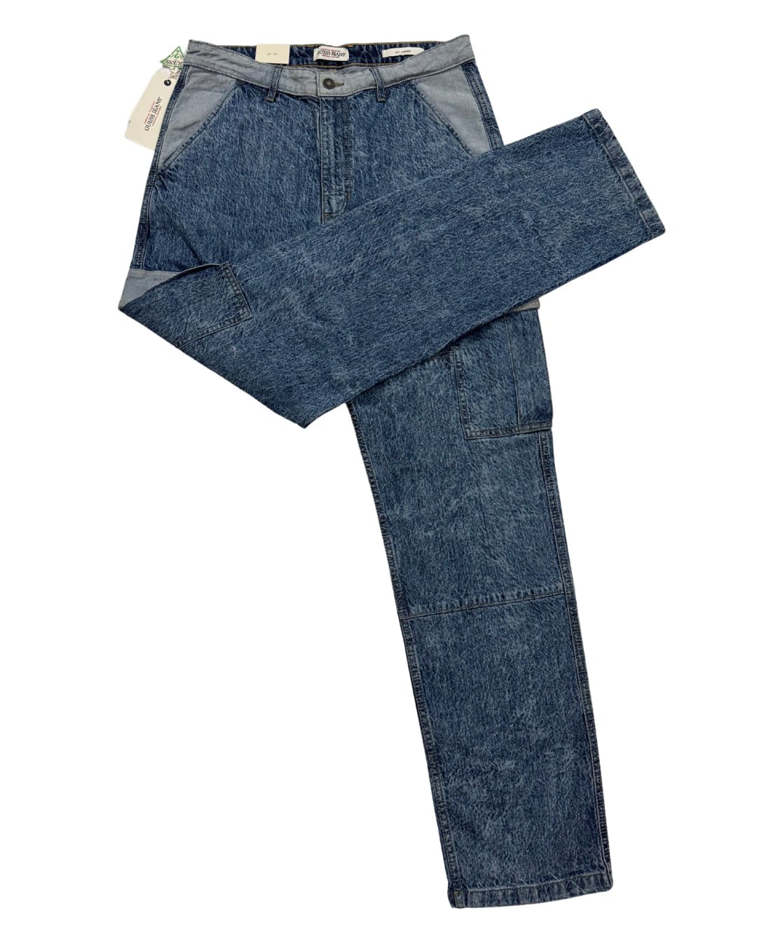 Blue Comfort Straight-Fit Denim