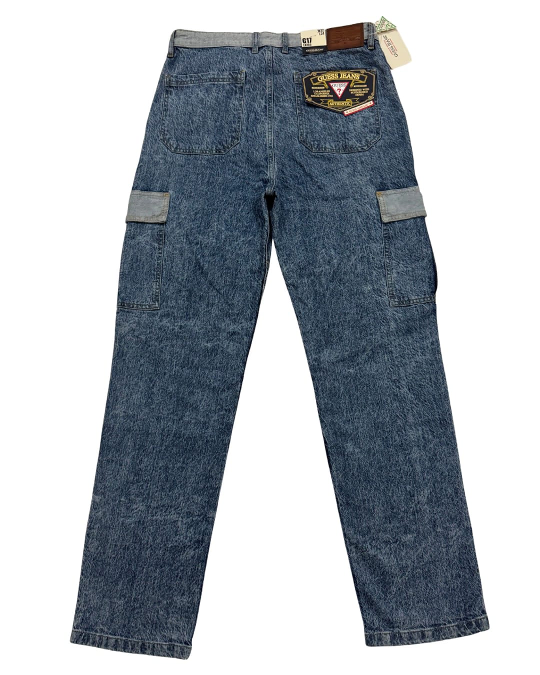 Blue Comfort Straight-Fit Denim
