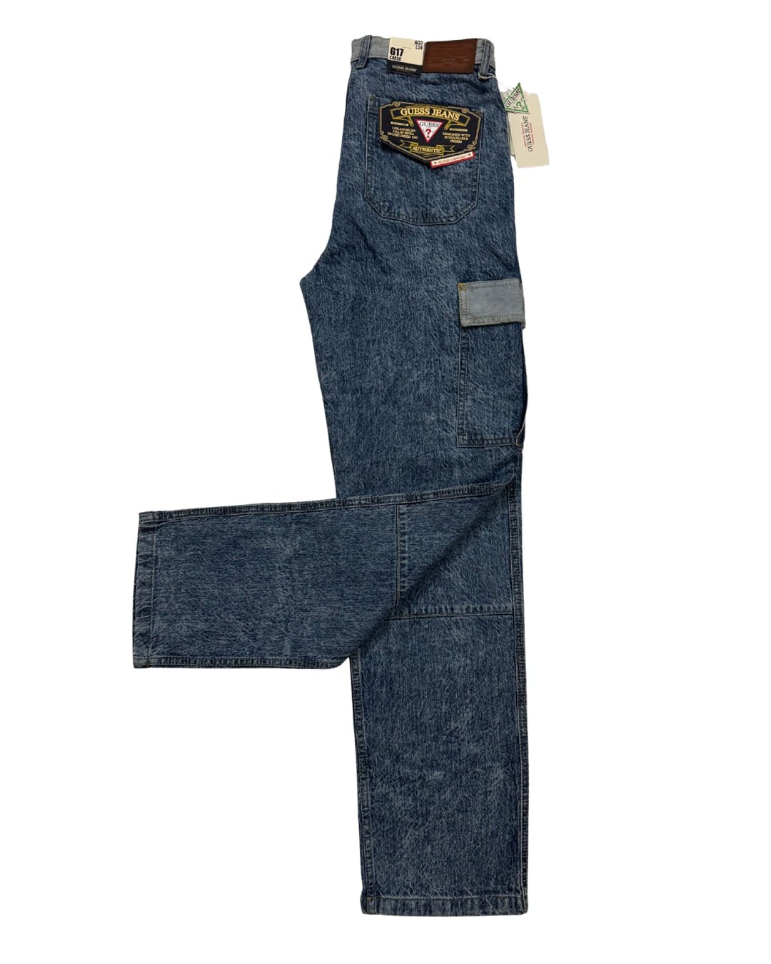 Blue Comfort Straight-Fit Denim