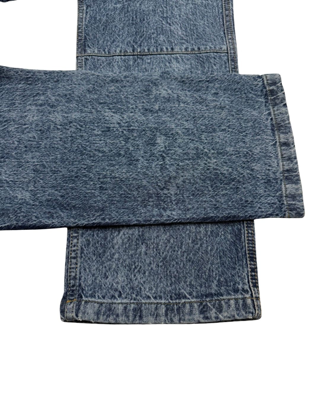 Blue Comfort Straight-Fit Denim