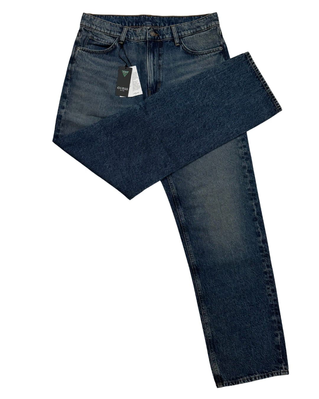 Blue Essential Straight Jeans