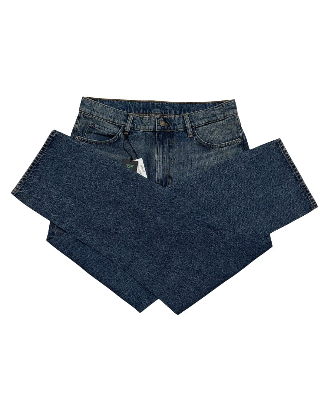 Blue Essential Straight Jeans