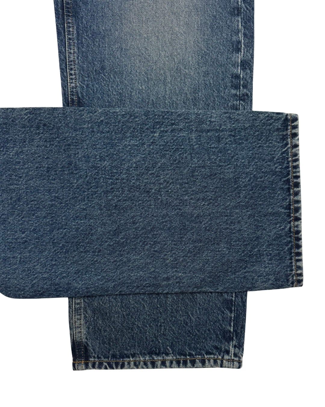 Blue Essential Straight Jeans