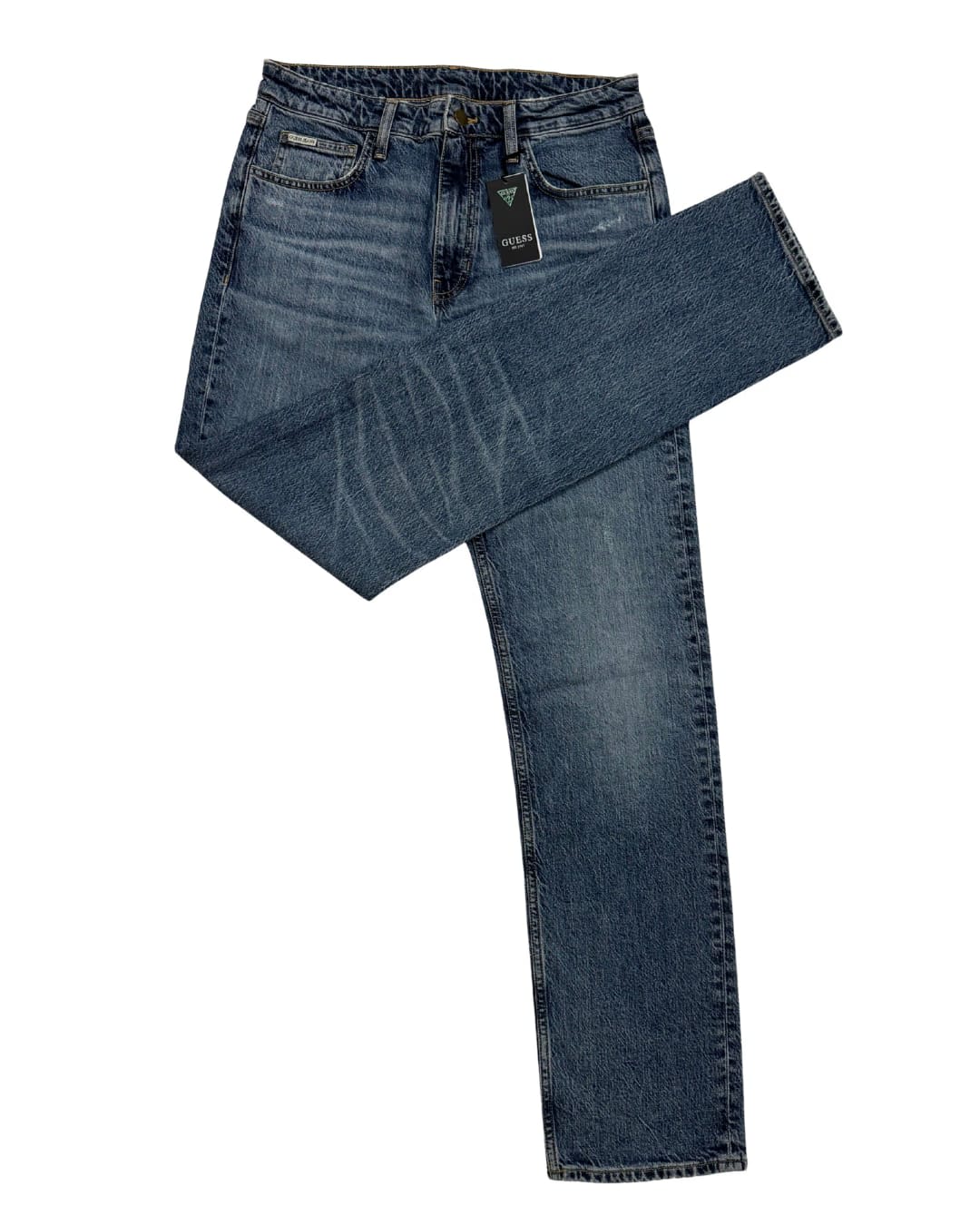 Blue Streetwear Straight Jeans