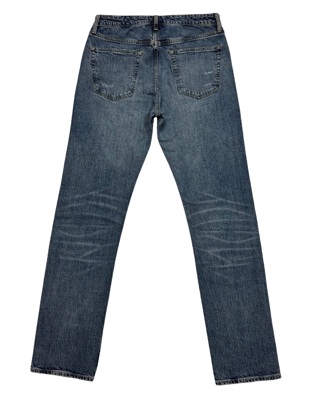 Blue Streetwear Straight Jeans