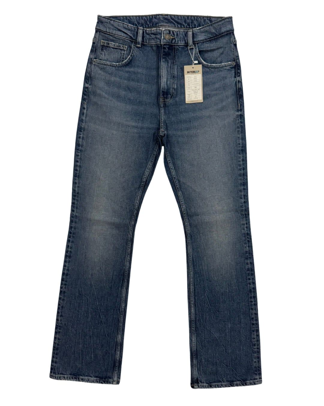 Refined Blue Straight-Leg Denim
