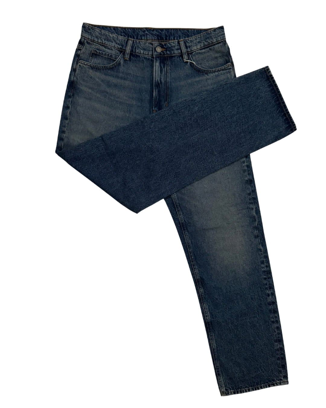 Modern Blue Straight-Fit Denim