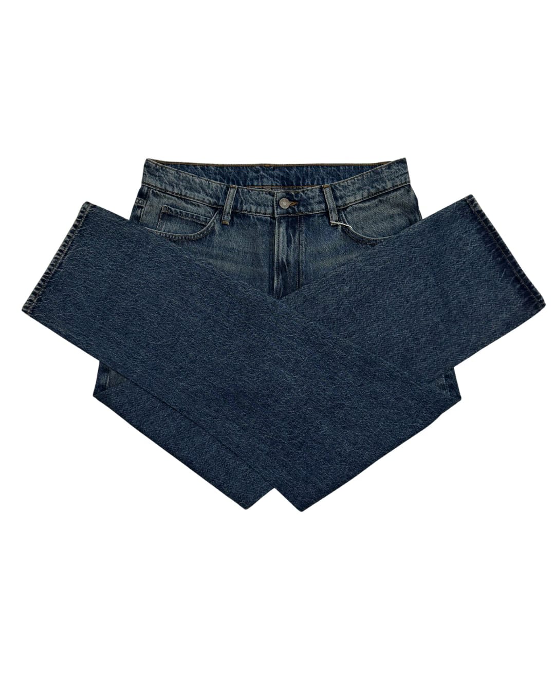 Modern Blue Straight-Fit Denim