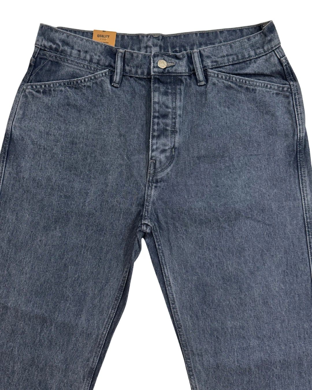 Smoky Blue Straight Jeans