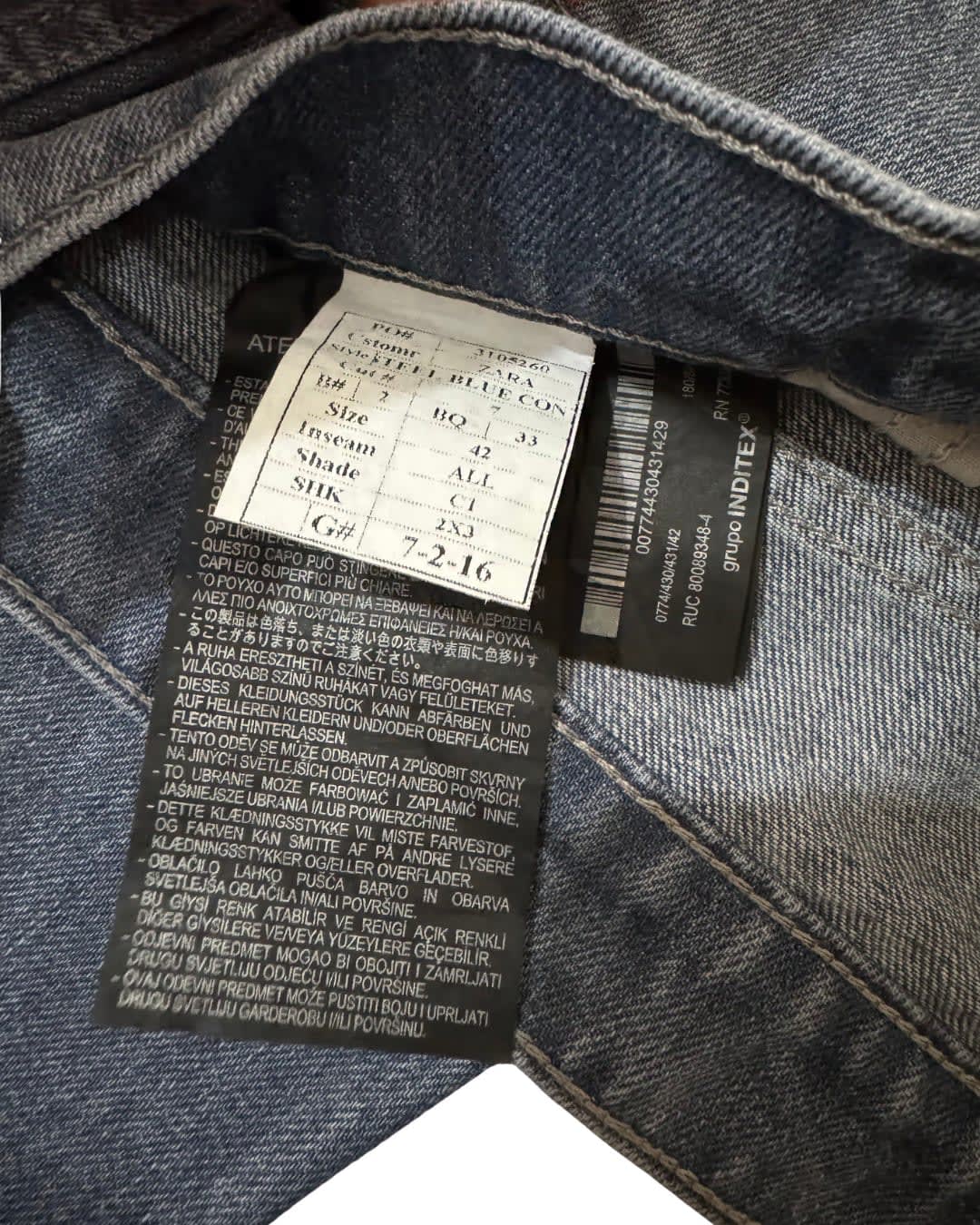 Smoky Blue Straight Jeans