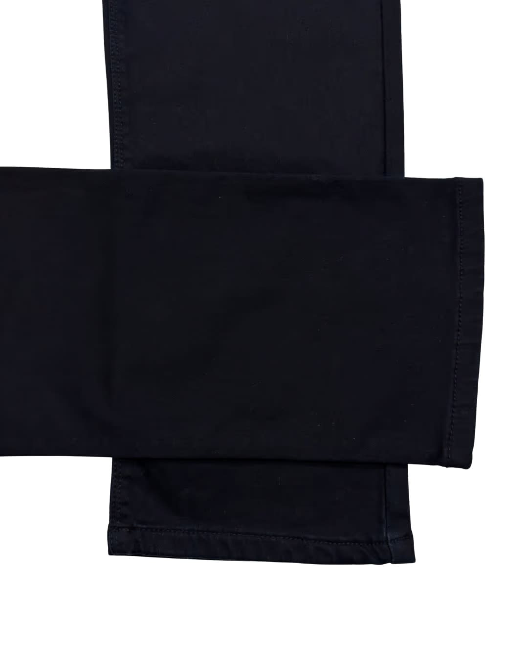Black Long-Length Straight Jeans
