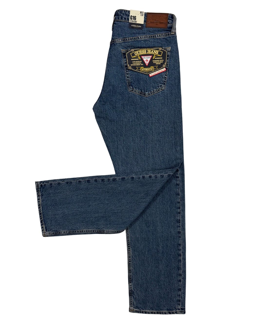 Blue Classic-Cut Jeans