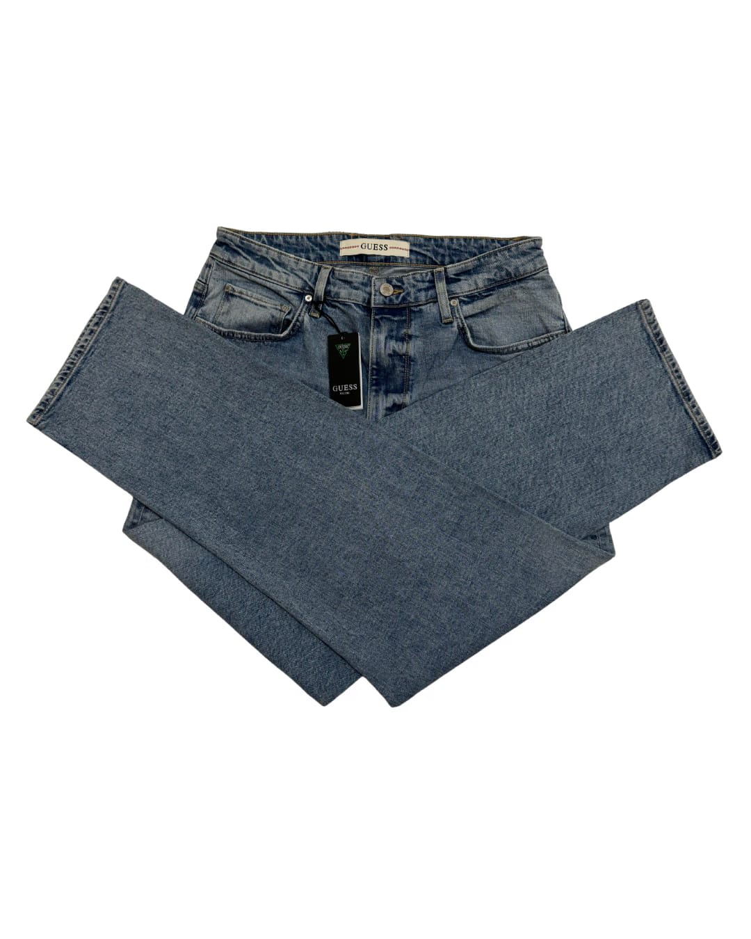 Blue Denim With an Easy Straight Fit