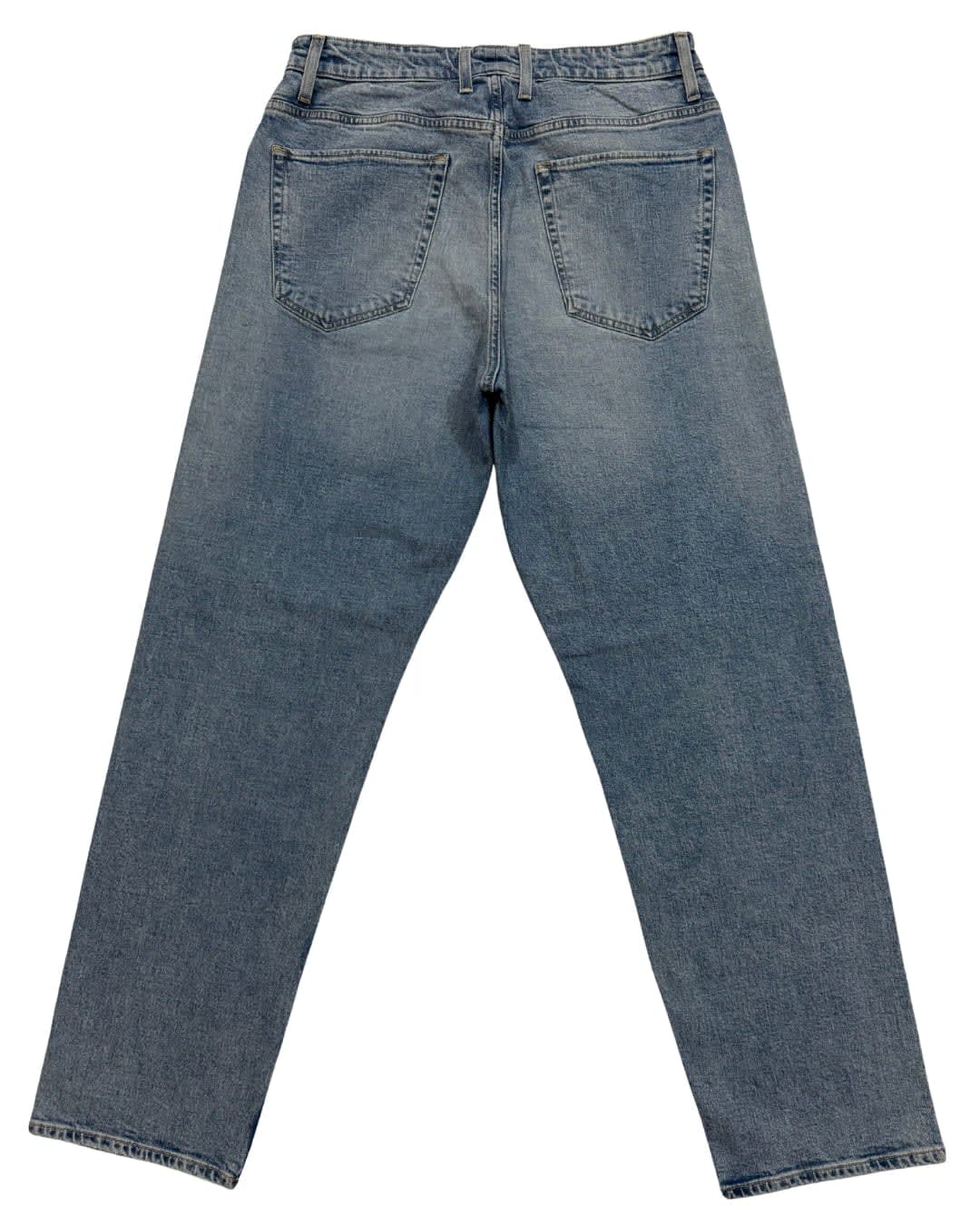 Blue Denim With an Easy Straight Fit