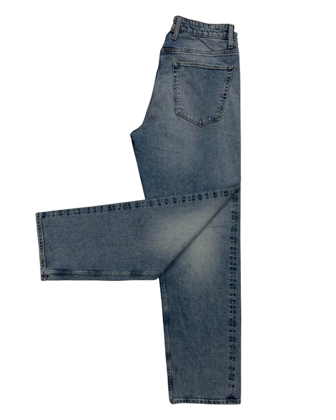 Blue Denim With an Easy Straight Fit