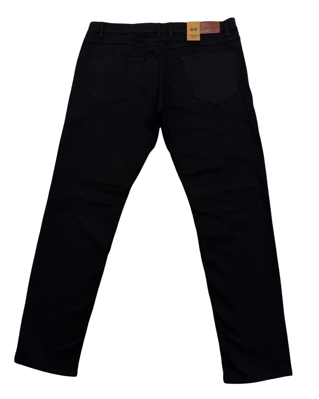 Washed Black Straight-Leg Jeans
