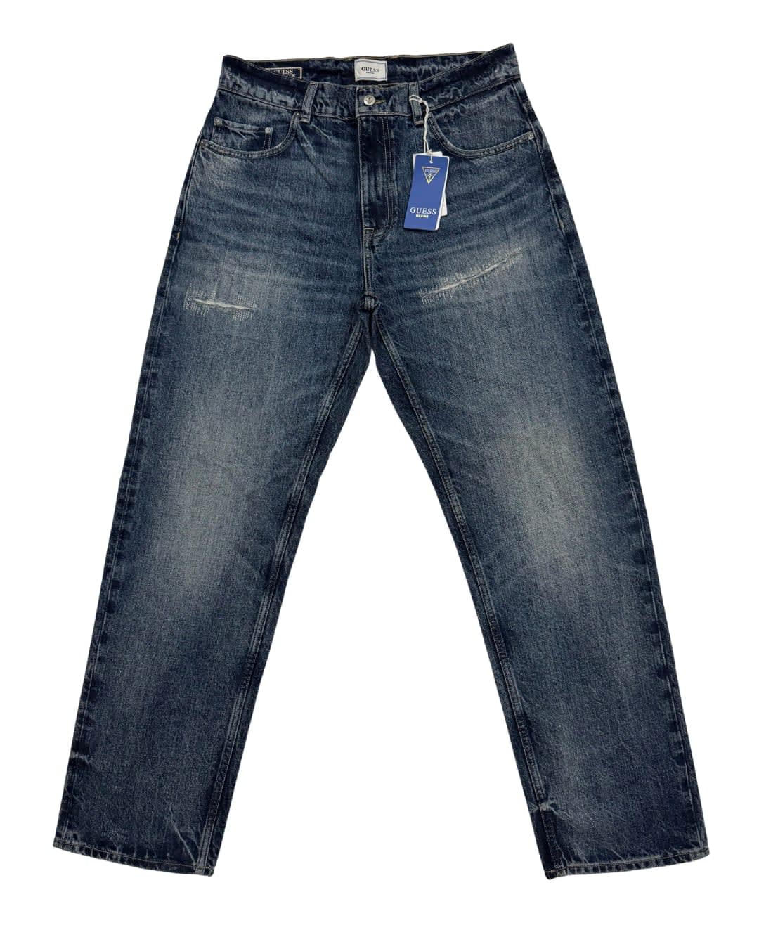 Blue Wash Straight Fit Jeans