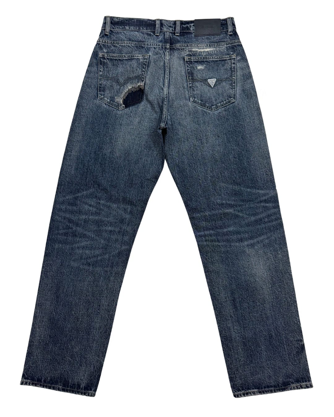 Blue Wash Straight Fit Jeans