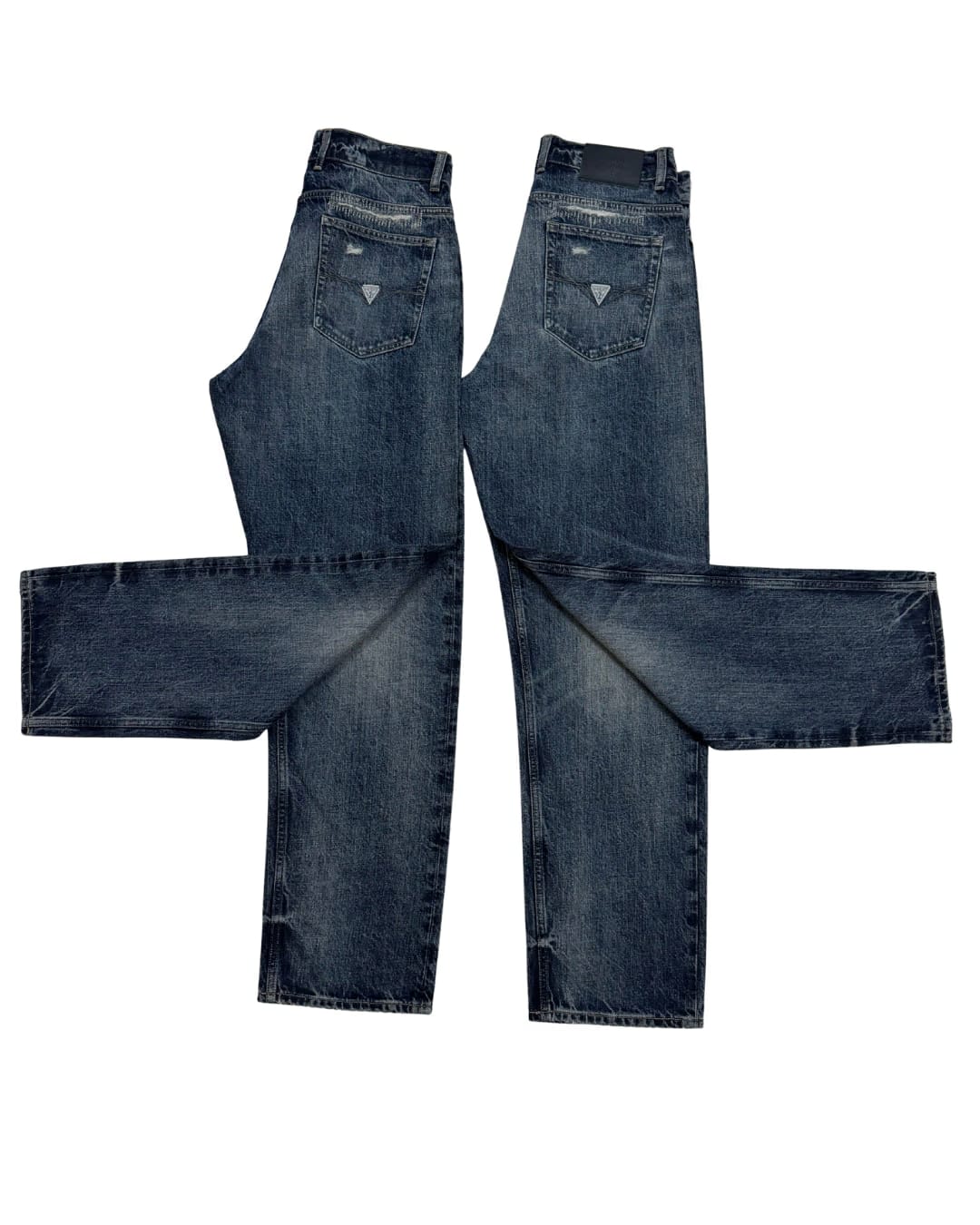 Blue Wash Straight Fit Jeans