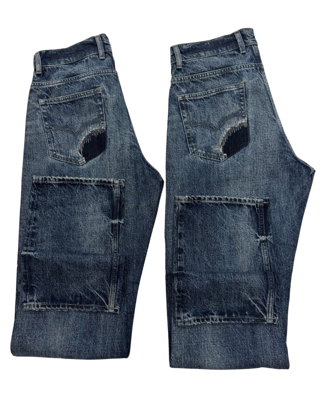 Blue Wash Straight Fit Jeans