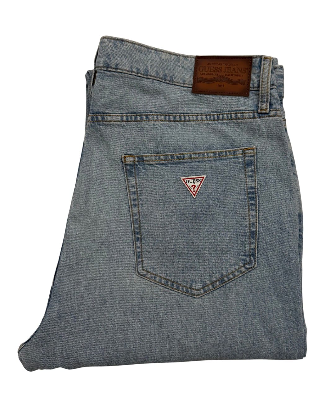 Blue Classic Straight Fit Jeans