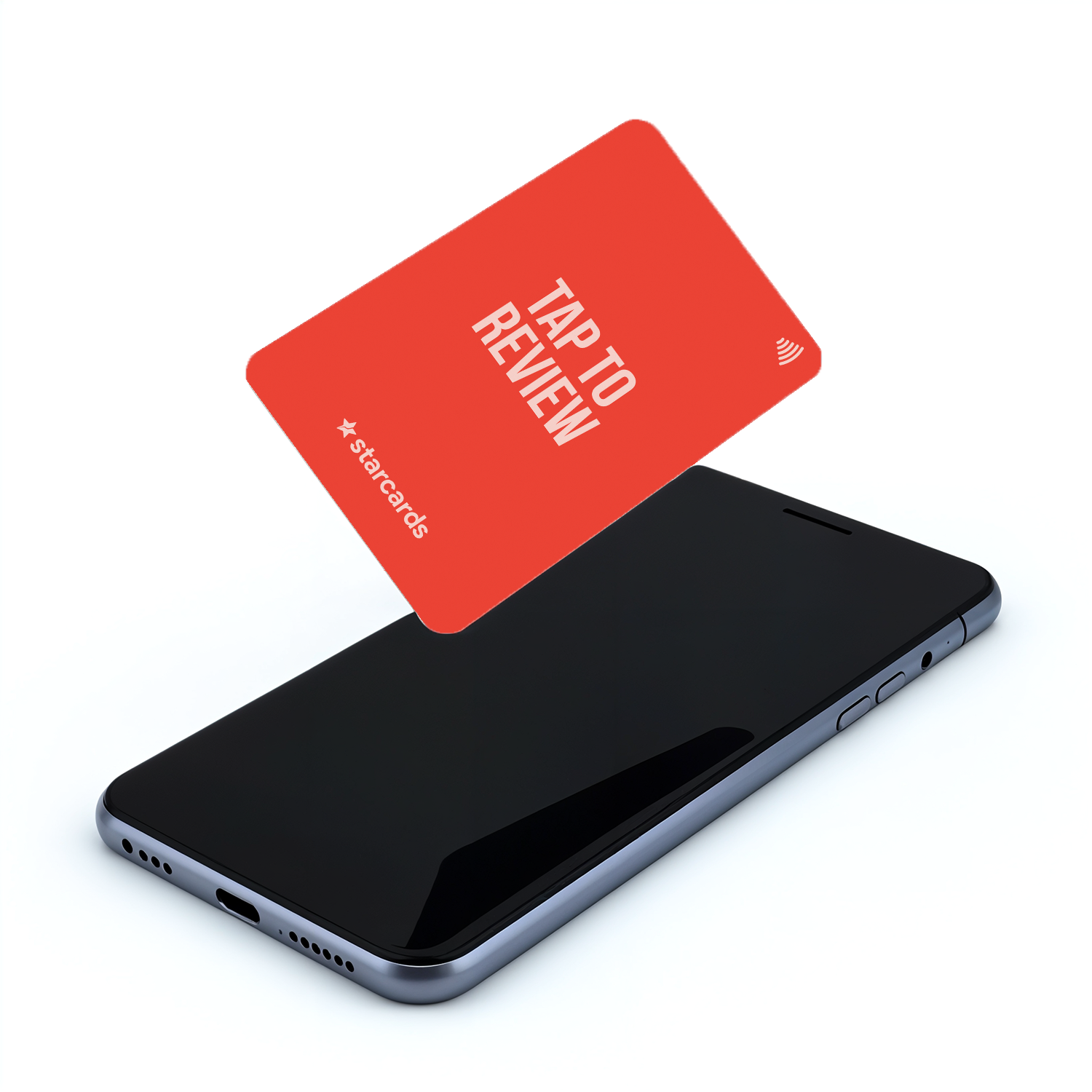 StarCard being tapped on smartphone - Step 2