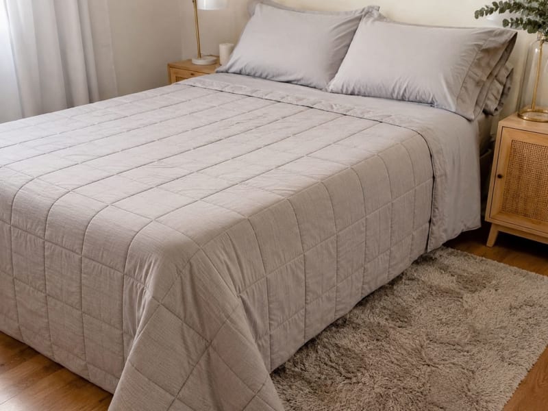 Juego de sábanas 2 plazas + bajada de cama
