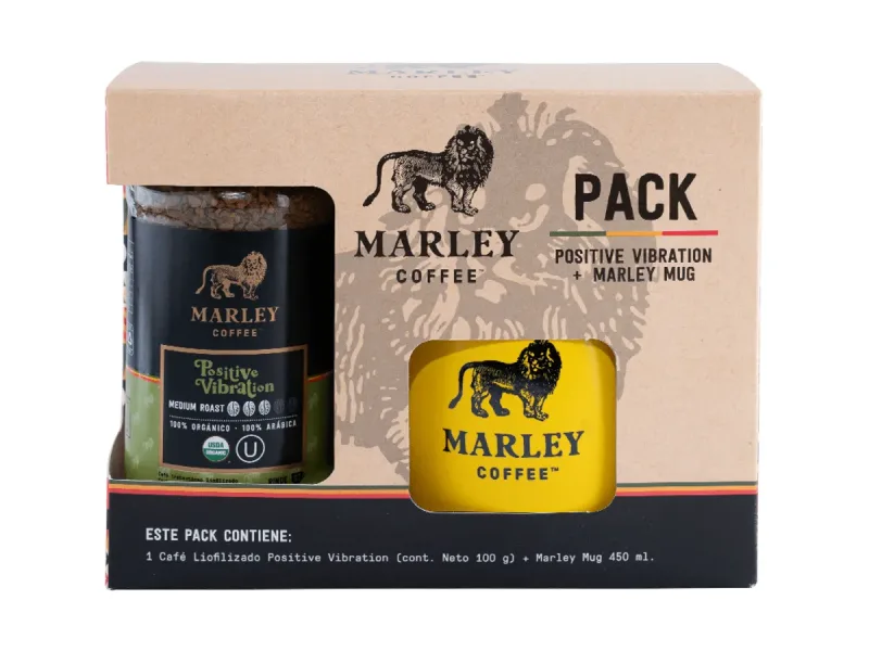 Pack positive marley coffe
