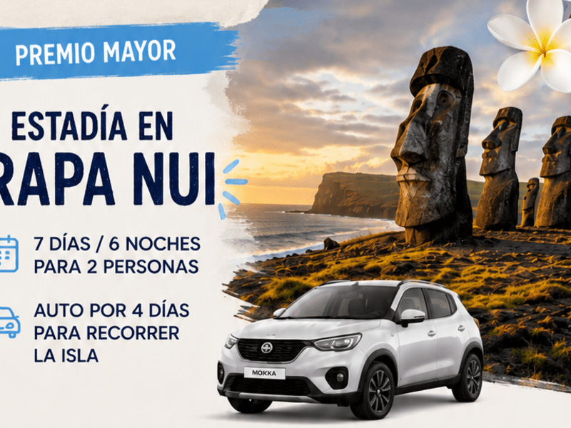 Estadia en Rapa Nui 7 días 6 noches 2 personas