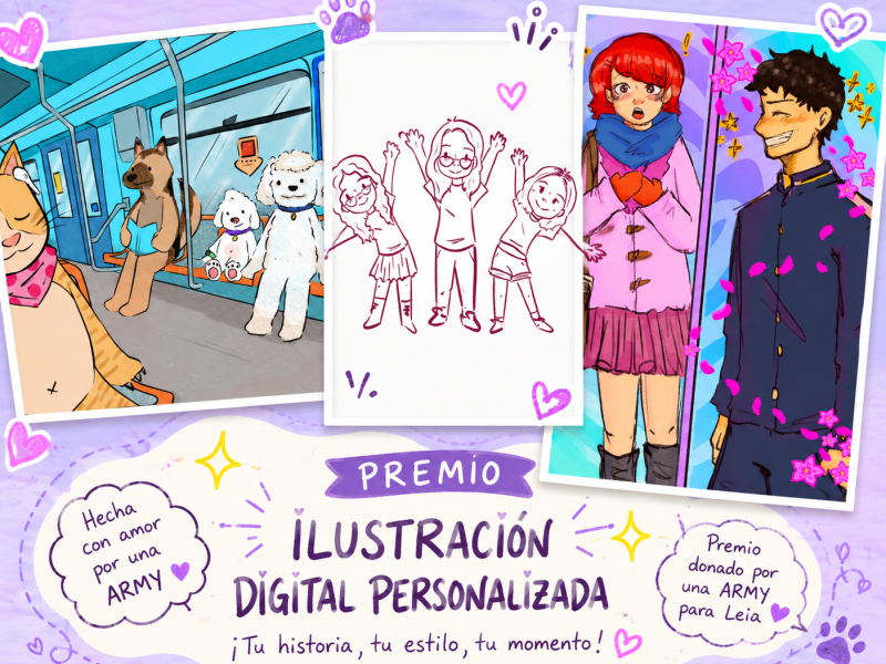 🎨 Premio: Ilustración Digital Personalizada