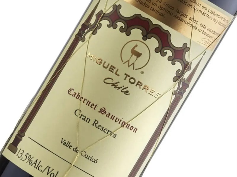 Vino tinto Miguel Torres Cabernet Sauvignon 2022