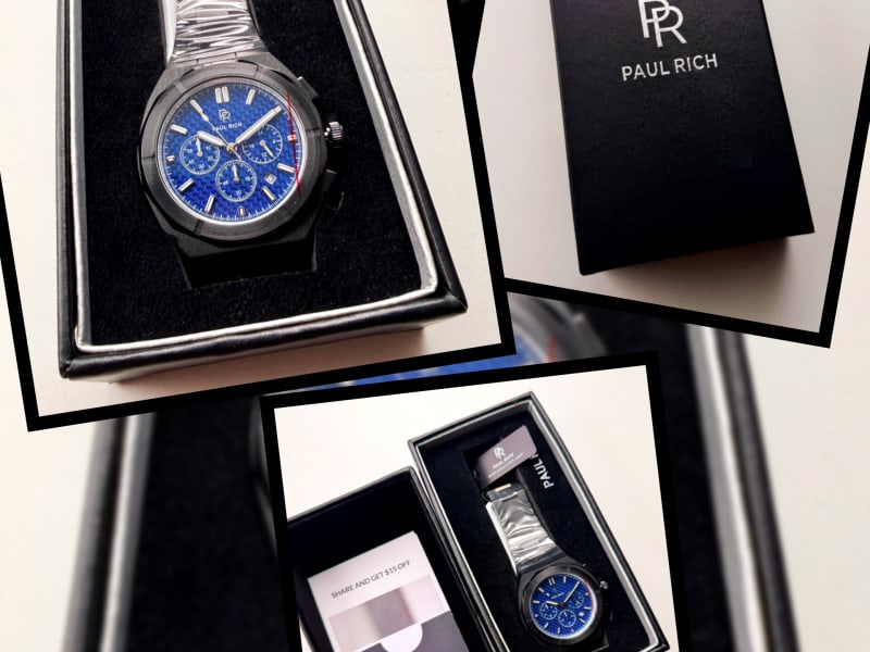 Reloj marca PAUL RICH. Modelo MOTORSPORT