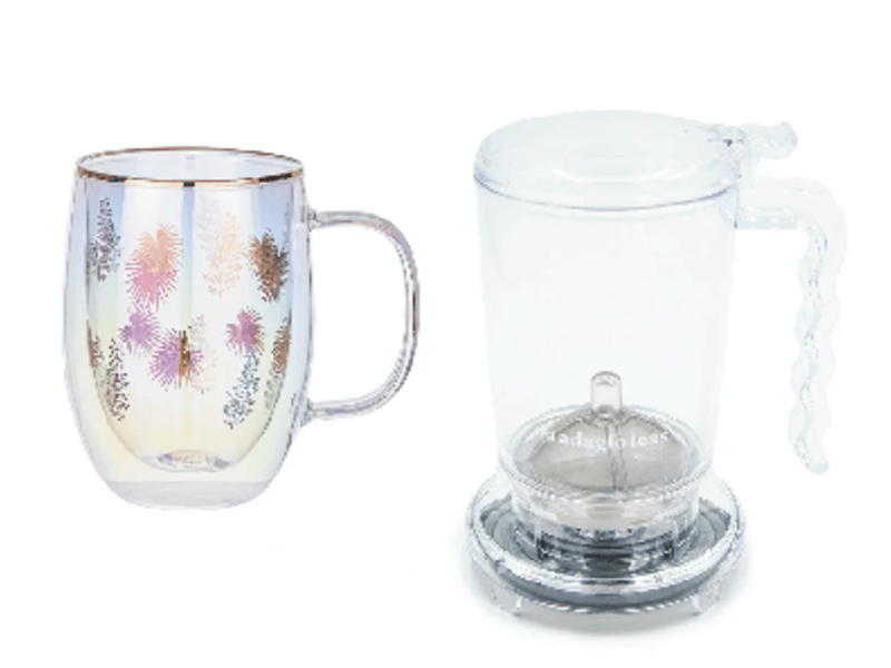 Taza de vidrio + IngenuÃtea Adagio Teas- Anónimo