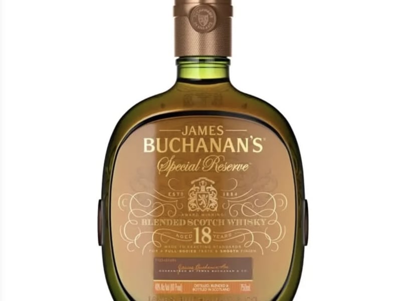 Botella de whisky Buchanan’s