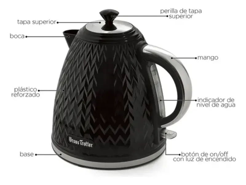 Hervidor Eléctrico Ursus Trotter UT-STARK 18 1,7 litros
