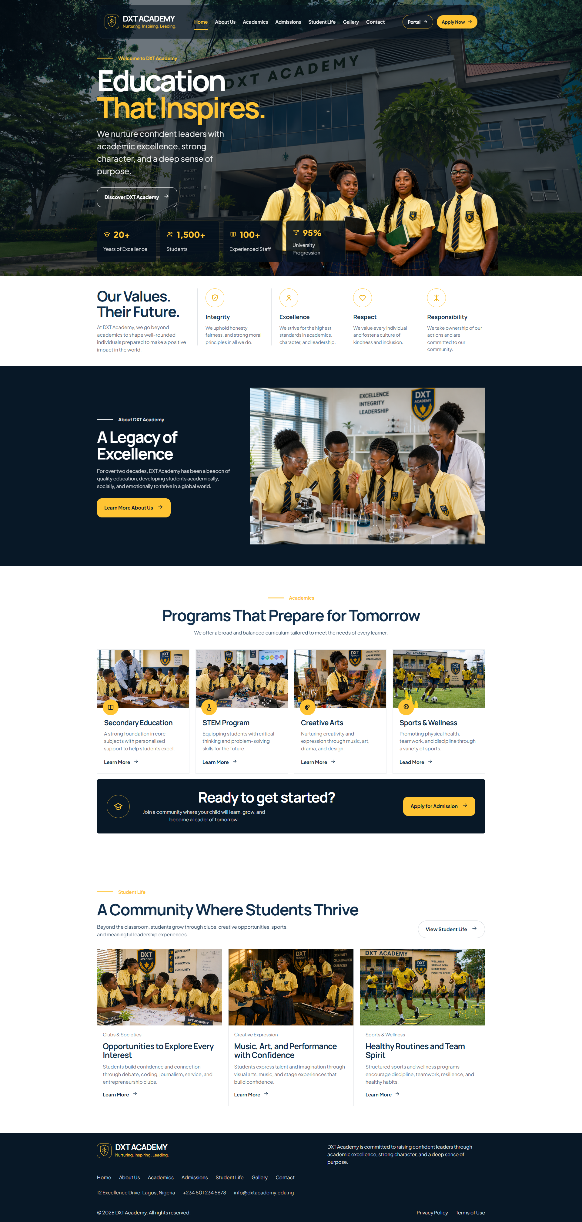DXT ACADEMY B