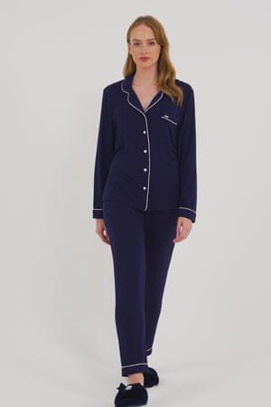 Bamboo Pajama Set in Midnight