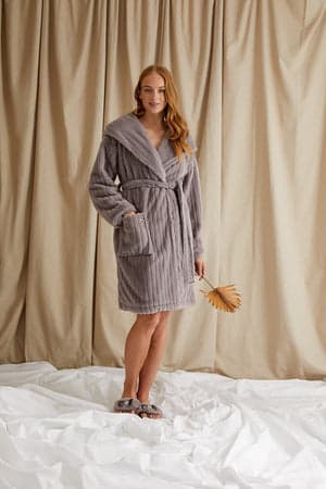 Cloud Robe in MinkNightwear