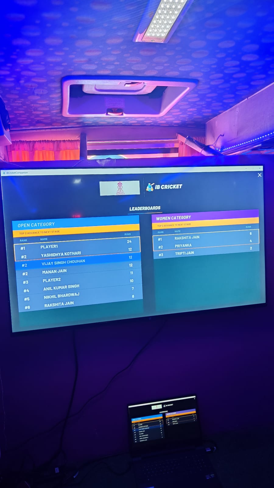 Volunteers and staff during the event operations