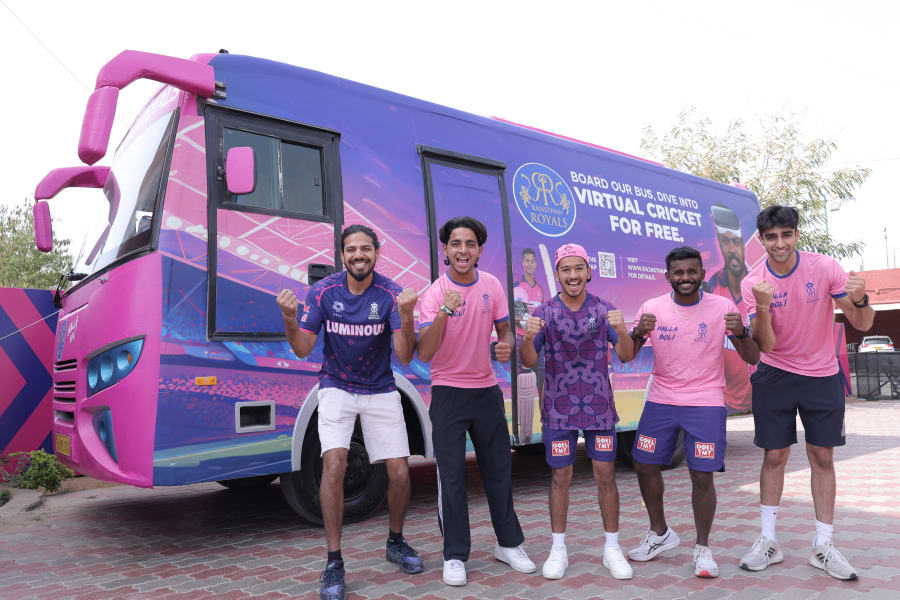 Cricket on Wheels stage and fan interaction moment